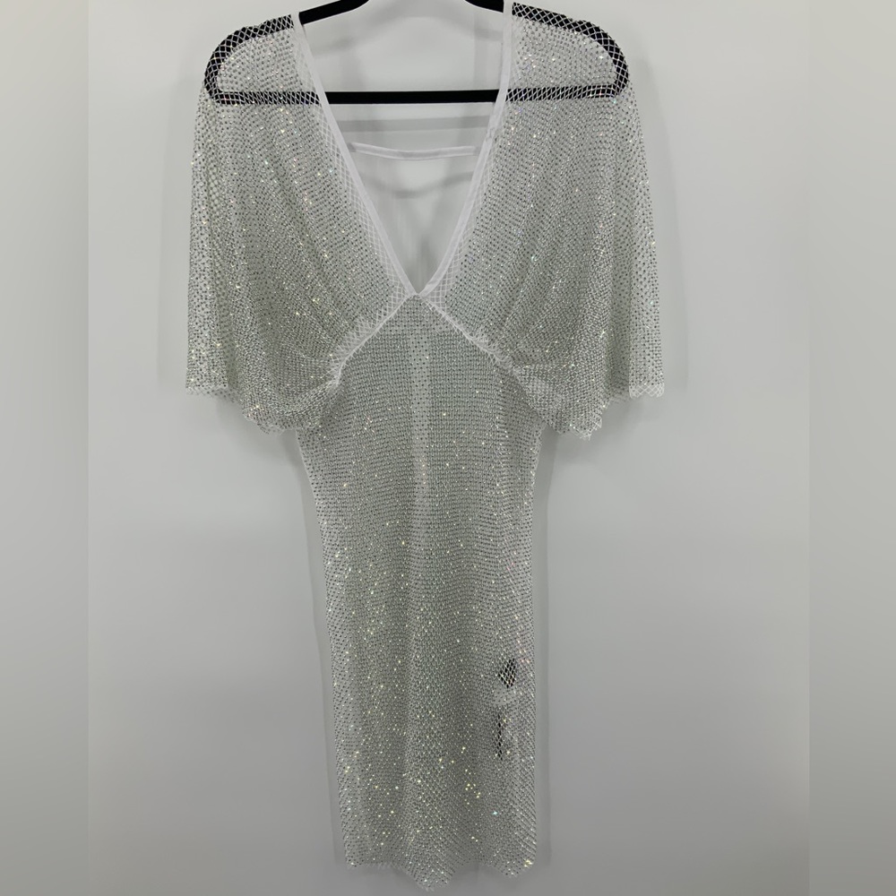 AKIRA shimmer tunic dress